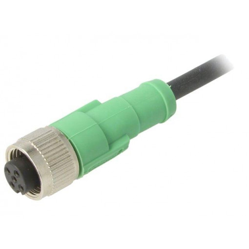 SAC-5P-3,0-PUR/M12FS; Connection lead; M12; PIN: 5; straight; 3m; plug; 60VAC; 4A; -25÷90°C; PHOENIX CONTACT