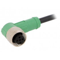 SAC-5P-1,5-PUR/M12FR; Connection lead; M12; PIN: 5; angled; 1.5m; plug; 60VAC; 4A; -25÷90°C; PHOENIX CONTACT