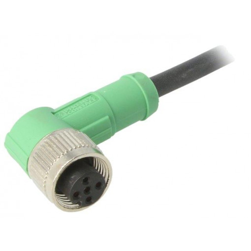 SAC-5P-3,0-PUR/M12FR; Connection lead; M12; PIN: 5; angled; 3m; plug; 60VAC; 4A; -25÷90°C; PHOENIX CONTACT