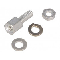 167501-2; Threaded head screw; Thread len: 7.9mm; Thread: UNC4-40; TE Connectivity 167501-2; Threaded head screw; Thread len: 7.9mm; Thread: UNC4-40; TE Connectivity