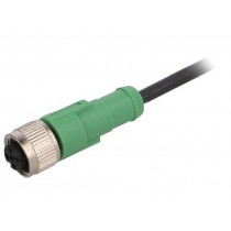 SAC-3P-1,5-PUR/M12FS; Connection lead; M12; PIN: 3; straight; 1.5m; plug; 250VAC; 4A; PHOENIX CONTACT