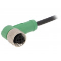 SAC-3P-3,0-PUR/M12FR; Connection lead; M12; PIN: 3; angled; 3m; plug; 250VAC; 4A; -25÷90°C; PHOENIX CONTACT