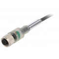 SAC-4P-1,5-PUR/M12FS-2L; Connection lead; M12; PIN: 4; straight; 1.5m; 4A; -25÷90°C; IP68; PHOENIX CONTACT