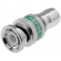 1694ABHDL; Plug; BNC; male; with locking collar; 75Ω; RG6; crimped TRUE 360; BELDEN 1694ABHDL; Plug; BNC; male; with locking collar; 75Ω; RG6; crimped TRUE 360; BELDEN