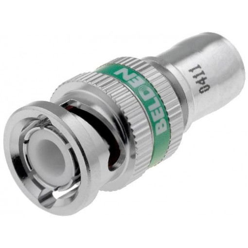 1694ABHDL; Plug; BNC; male; with locking collar; 75Ω; RG6; crimped TRUE 360; BELDEN 1694ABHDL; Plug; BNC; male; with locking collar; 75Ω; RG6; crimped TRUE 360; BELDEN