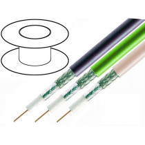 1694ANH.00305; Wire: coaxial; RG6/U; 1x75Ω; solid; Cu; 18AWG; FRNC; black; 100m; BELDEN 1694ANH.00305; Wire: coaxial; RG6/U; 1x75Ω; solid; Cu; 18AWG; FRNC; black; 100m; BELDEN