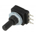16PMI-1M; Potentiometer: shaft; single turn; 1MΩ; 60mW; PCB; 6mm; plastic; SR PASSIVES