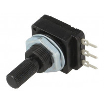 16PMI-1M; Potentiometer: shaft; single turn; 1MΩ; 60mW; PCB; 6mm; plastic; SR PASSIVES 16PMI-1M; Potentiometer: shaft; single turn; 1MΩ; 60mW; PCB; 6mm; plastic; SR PASSIVES
