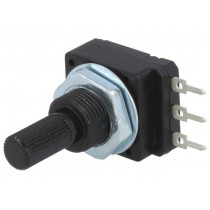 16PMI-2K2; Potentiometer: shaft; single turn; 2.2kΩ; 60mW; PCB; 6mm; plastic; SR PASSIVES 16PMI-2K2; Potentiometer: shaft; single turn; 2.2kΩ; 60mW; PCB; 6mm; plastic; SR PASSIVES