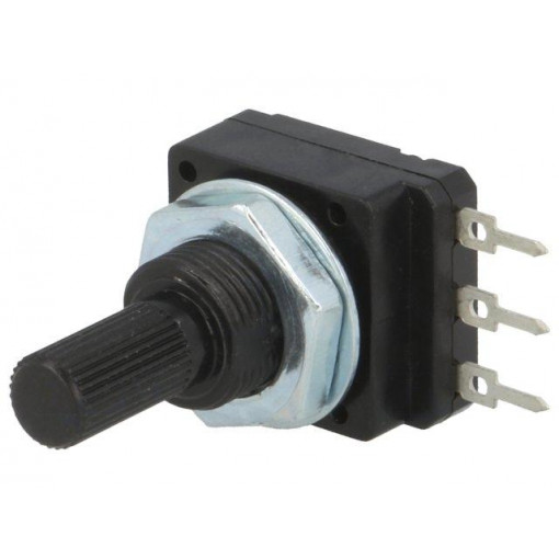 16PMI-47K; Potentiometer: shaft; single turn; 47kΩ; 60mW; PCB; 6mm; plastic; SR PASSIVES 16PMI-47K; Potentiometer: shaft; single turn; 47kΩ; 60mW; PCB; 6mm; plastic; SR PASSIVES