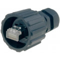 17-10001; Plug; RJ45; PIN: 8; Cat: 5e; shielded; Layout: 8p8c; Locking: bayonet; CONEC