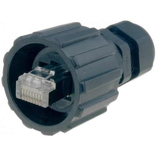 17-10001; Plug; RJ45; PIN: 8; Cat: 5e; shielded; Layout: 8p8c; Locking: bayonet; CONEC