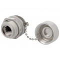17-150154; Socket; coupler; PIN: 8; Cat: 6a; shielded,with protective cap; CONEC 17-150154; Socket; coupler; PIN: 8; Cat: 6a; shielded,with protective cap; CONEC