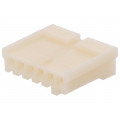 171822-6; Wire-board; plug; female; EI; 2.5mm; PIN: 6; w/o contacts; for cable; TE Connectivity