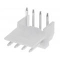 171826-4; Wire-board; socket; male; EI; 2.5mm; PIN: 4; THT; tinned; Layout: 1x4; TE Connectivity