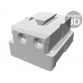 179228-2; Plug; wire-board; female; 2mm; PIN: 2; w/o contacts; for cable; TE Connectivity