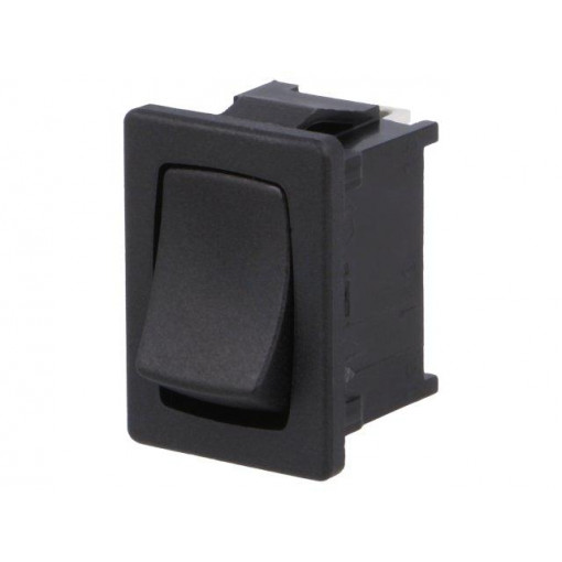 1803.6121; ROCKER; SPDT; Pos: 2; OFF-ON; 10A/250VAC; black; IP40; none; 100mΩ; Marquardt