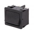1809.1102; ROCKER; DP3T; Pos: 3; ON-OFF-ON; 6A/250VAC; black; IP40; none; 100mΩ; Marquardt