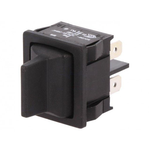 1819.1302; Switch: toggle; Pos: 3; DP3T; (ON)-OFF-(ON); 6A/250VAC; -20÷100°C; Marquardt