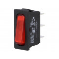 1830.3112; ROCKER; SPST; Pos: 2; OFF-ON; 20A/250VAC; red; IP40; 100mΩ; -20÷85°C; Marquardt