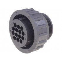 183039-1; Plug; female; PIN: 14; w/o contacts; CPC Series 1; for cable; TE Connectivity