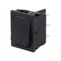 1834.3312; ROCKER; DPDT; Pos: 2; ON-ON; 16A/250VAC; black; IP40; none; 100mΩ; Marquardt