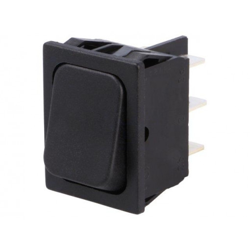 1834.3312; ROCKER; DPDT; Pos: 2; ON-ON; 16A/250VAC; black; IP40; none; 100mΩ; Marquardt