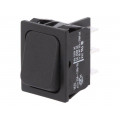 1834.3402; ROCKER; DPDT; Pos: 2; ON-(ON); 4A/250VAC; black; IP40; none; 100mΩ; Marquardt