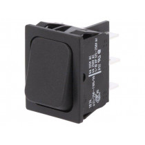 1834.3402; ROCKER; DPDT; Pos: 2; ON-(ON); 4A/250VAC; black; IP40; none; 100mΩ; Marquardt 1834.3402; ROCKER; DPDT; Pos: 2; ON-(ON); 4A/250VAC; black; IP40; none; 100mΩ; Marquardt