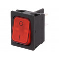 1835.3112; ROCKER; DPST; Pos: 2; OFF-ON; 20A/250VAC; red; IP40; 100mΩ; -20÷85°C; Marquardt