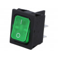1835.3118; ROCKER; DPST; Pos: 2; OFF-ON; 20A/250VAC; green; IP40; 100mΩ; UL94V-0; Marquardt