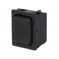 1839.1402; ROCKER; DP3T; Pos: 3; (ON)-OFF-(ON); 6A/250VAC; black; IP40; none; Marquardt