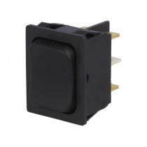 1839.3512; ROCKER; DP3T; Pos: 3; ON-OFF-ON; 16A/250VAC; black; IP40; none; 100mΩ; Marquardt