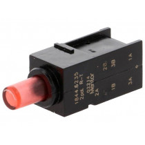 1844.6235; Switch: push-button; Pos: 2; DPDT; 0.5A/60VAC; 0.5A/60VDC; ON-(ON); MENTOR