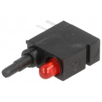 1845.6332; Switch: push-button; Pos: 2; SPDT; 0.5A/60VAC; 0.5A/60VDC; ON-(ON); MENTOR