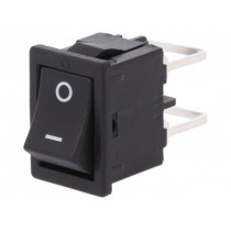 1858.4205; ROCKER; DPST; Pos: 2; OFF-ON; 10A/250VAC; black; IP40; none; 100mΩ; Marquardt