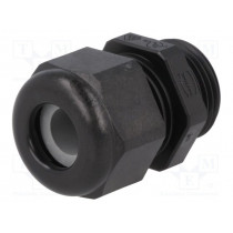 19000005181; Gland; M20; IP68; 5÷9mm; Mat: thermoplastic; black; HARTING