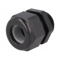 19000005191; Gland; M25; IP68; 9÷16mm; Mat: thermoplastic; black; HARTING