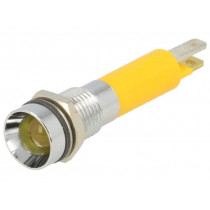 19050352; Indicator: LED; recessed; 24VDC; Cutout: Ø8mm; IP67; metal; ØLED: 5mm; CML SEMICONDUCTOR PRODUCTS
