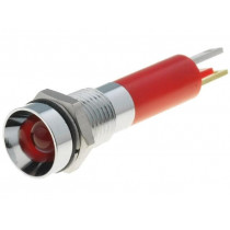 19050353; Indicator: LED; recessed; 24VDC; Cutout: Ø8mm; IP40; plastic; CML SEMICONDUCTOR PRODUCTS