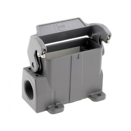 19200100290; Enclosure: for Han connectors; Han A; size 10A; with latch; M20; HARTING