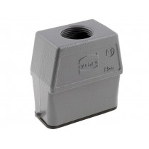 19200100446; Enclosure: for Han connectors; Han; size 10A; for cable; high; HARTING