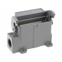 19200160290; Enclosure: for Han connectors; Han A; size 16A; with latch; M20; HARTING
