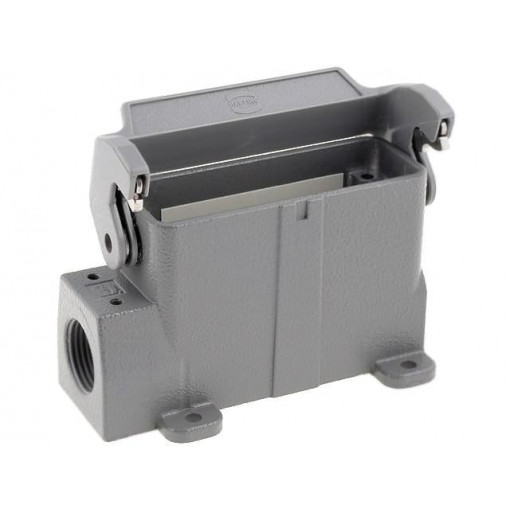 19200160290; Enclosure: for Han connectors; Han A; size 16A; with latch; M20; HARTING