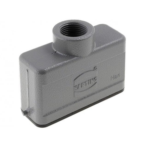 19200161440; Enclosure: for Han connectors; Han; size 16A; for cable; straight; HARTING