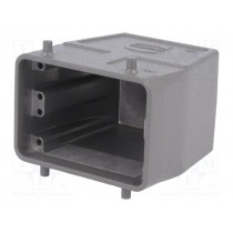 19200320426; Enclosure: for Han connectors; Han; size 32A (2 x 16A); straight; HARTING