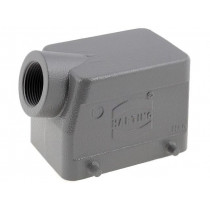 19200321521; Enclosure: for Han connectors; Han; size 32A (2 x 16A); angled; HARTING