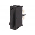 1921.1102; ROCKER; SPST; Pos: 2; OFF-ON; 6A/250VAC; black; IP40; none; 100mΩ; Marquardt