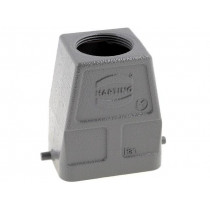 19300060447; Enclosure: for HDC connectors; Han B; size 6B; for cable; high; HARTING