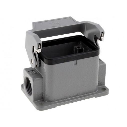 1930061290; Enclosure: for rectangular connectors; Han; size 6B; with latch; HARTING